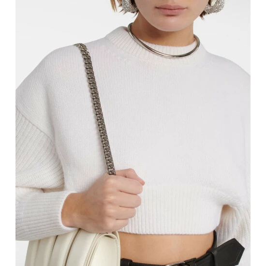 Alexander McQueen Cropped Wool Sweater 3 Alexander McQueen Cropped Wool Sweater - Image 3