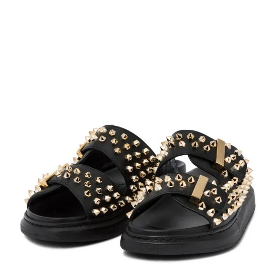 Alexander McQueen Hybrid Studded Leather Sandals 4 Alexander McQueen Hybrid Studded Leather Sandals - Image 4