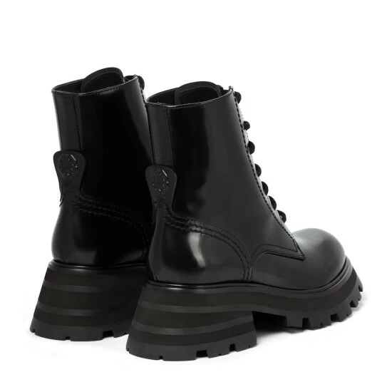 Alexander McQueen Patent Leather Combat Boots 2 Alexander McQueen Patent Leather Combat Boots - Image 2