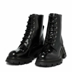 Alexander McQueen Patent Leather Combat Boots 8 Alexander McQueen Patent Leather Combat Boots -Alexander McQueen Sales Store unnamed file 1046