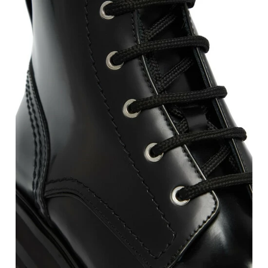 Alexander McQueen Patent Leather Combat Boots 5 Alexander McQueen Patent Leather Combat Boots - Image 5