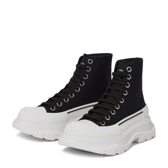 Alexander McQueen Tread Slick Canvas Sneakers 4 Alexander McQueen Tread Slick Canvas Sneakers - Image 4