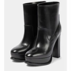 Alexander McQueen Platform Patent Leather Ankle Boots 8 Alexander McQueen Platform Patent Leather Ankle Boots -Alexander McQueen Sales Store unnamed file 109