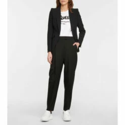 Alexander McQueen Court Sequined Leather Sneakers