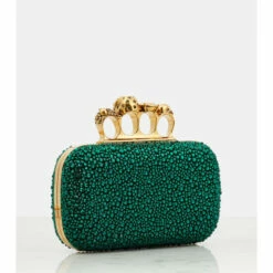 Alexander McQueen Four Ring Crystal-embellished Clutch -Alexander McQueen Sales Store unnamed file 113