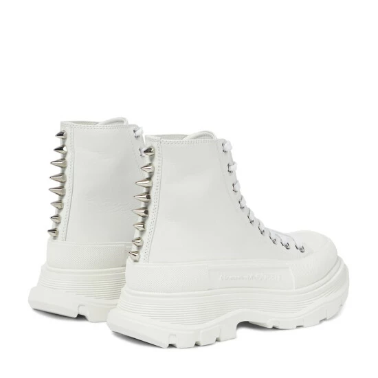 Alexander McQueen Tread Slick Leather Ankle Boots 2 Alexander McQueen Tread Slick Leather Ankle Boots - Image 2