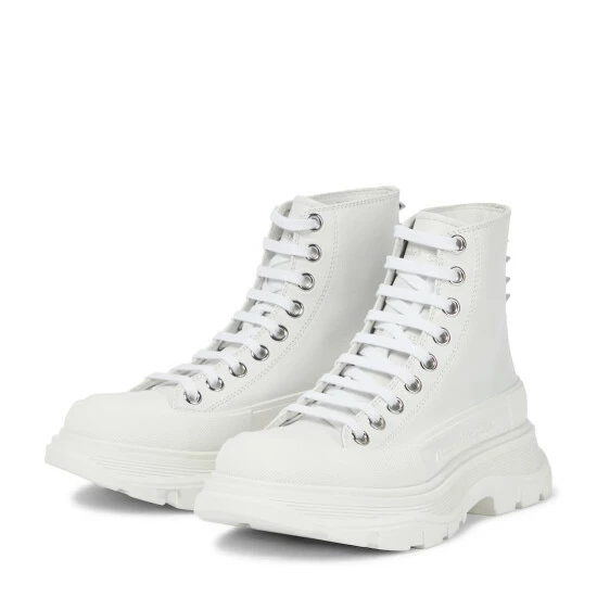 Alexander McQueen Tread Slick Leather Ankle Boots 4 Alexander McQueen Tread Slick Leather Ankle Boots - Image 4