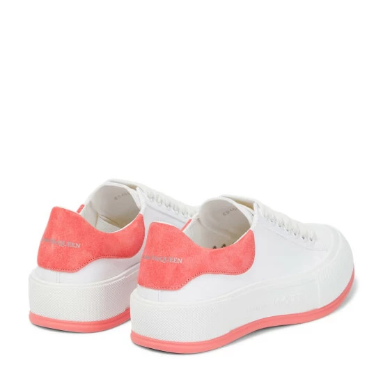 Alexander McQueen Deck Plimsoll Canvas Sneakers 2 Alexander McQueen Deck Plimsoll Canvas Sneakers - Image 2