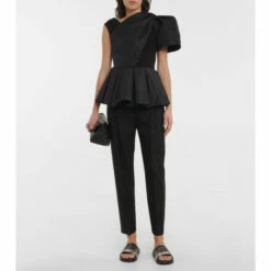 Alexander McQueen Logo Embellished Rubber Slides