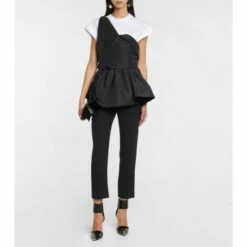 Alexander McQueen Mid-rise Slim Crêpe Pants