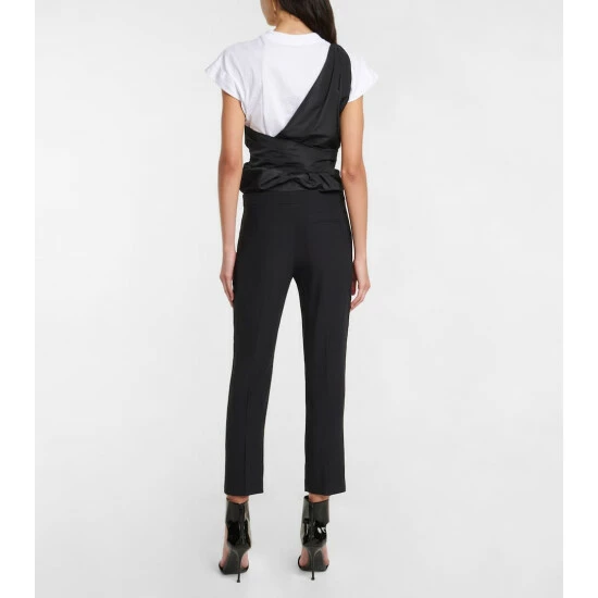 Alexander McQueen Mid-rise Slim Crêpe Pants 2 Alexander McQueen Mid-rise Slim Crêpe Pants - Image 2