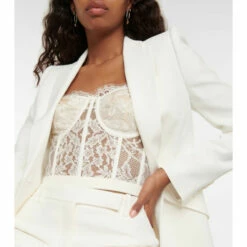 Alexander McQueen Guipure Lace Bustier -Alexander McQueen Sales Store unnamed file 1171