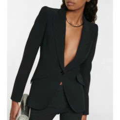 Alexander McQueen Crêpe Blazer -Alexander McQueen Sales Store unnamed file 1182