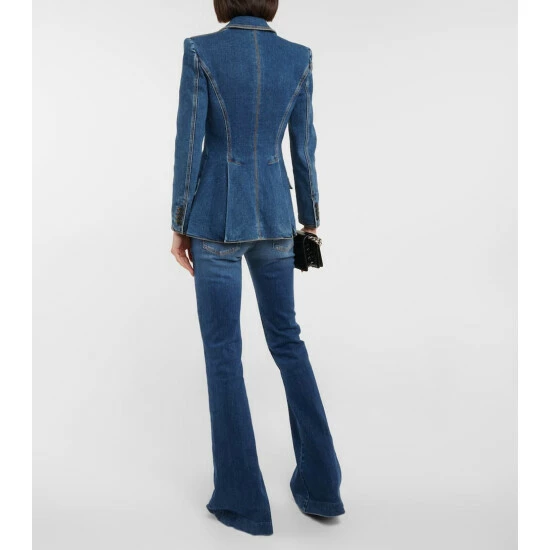 Alexander McQueen Denim Blazer 2 Alexander McQueen Denim Blazer - Image 2