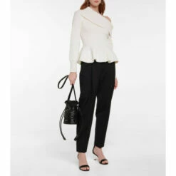 Alexander McQueen One-shoulder Wool And Cashmere Sweater