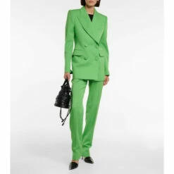 Alexander McQueen Double-breasted Wool Blazer