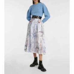 Alexander McQueen Balloon-sleeved Wool Sweater