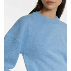 Alexander McQueen Balloon-sleeved Wool Sweater -Alexander McQueen Sales Store unnamed file 1222
