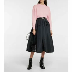 Alexander McQueen Cropped Wool Sweater