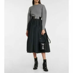 Alexander McQueen Balloon-sleeved Wool Sweater