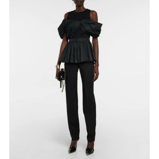 Alexander McQueen Ruffled Peplum Top 1 Alexander McQueen Ruffled Peplum Top