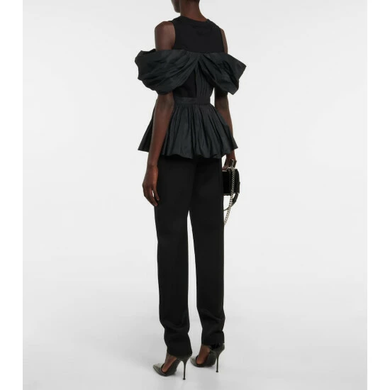 Alexander McQueen Ruffled Peplum Top 2 Alexander McQueen Ruffled Peplum Top - Image 2