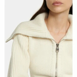 Alexander McQueen Ribbed-knit Wool Cardigan -Alexander McQueen Sales Store unnamed file 1248
