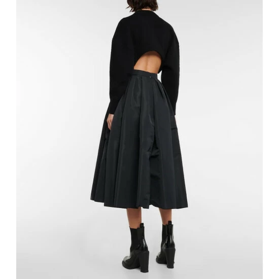 Alexander McQueen Cropped Wool Cardigan 2 Alexander McQueen Cropped Wool Cardigan - Image 2