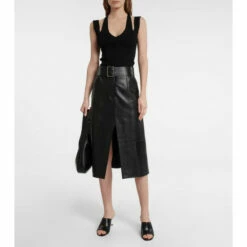 Alexander McQueen Arc Leather Mules