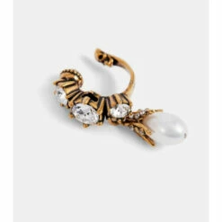 Alexander McQueen Embellished Pearl Single Ear Cuff -Alexander McQueen Sales Store unnamed file 1271