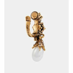 Alexander McQueen Embellished Pearl Single Ear Cuff -Alexander McQueen Sales Store unnamed file 1272