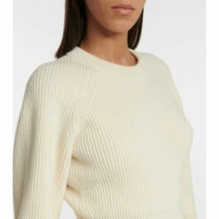 Alexander McQueen Ribbed-knit Wool Peplum Sweater 6 Alexander McQueen Ribbed-knit Wool Peplum Sweater -Alexander McQueen Sales Store unnamed file 1281