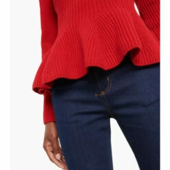 Alexander McQueen One-shoulder Wool And Cashmere Sweater 7 Alexander McQueen One-shoulder Wool And Cashmere Sweater -Alexander McQueen Sales Store unnamed file 1302