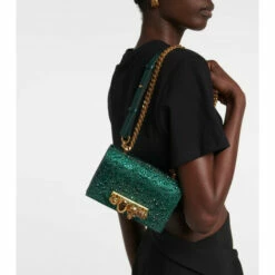 Alexander McQueen Jewelled Satchel Mini Embellished Crossbody Bag