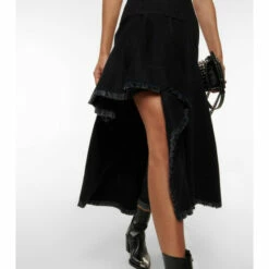 Alexander McQueen Denim Midi Dress -Alexander McQueen Sales Store unnamed file 1350