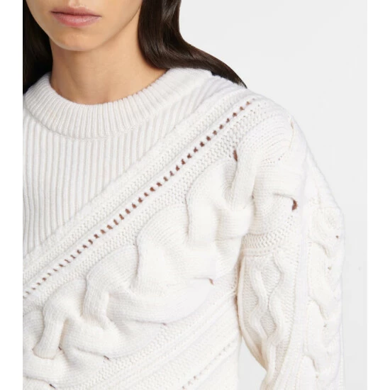 Alexander McQueen Cable-knit Wool Sweater 3 Alexander McQueen Cable-knit Wool Sweater - Image 3