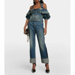 Alexander McQueen High-rise Straight Jeans