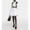 Alexander McQueen Cotton Long-sleeve Minidress