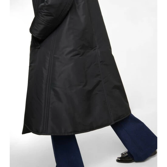Alexander McQueen Oversized Crêpe Coat 4 Alexander McQueen Oversized Crêpe Coat - Image 4