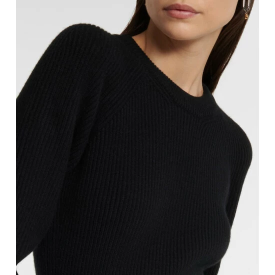 Alexander McQueen Ribbed-knit Peplum Wool Sweater 3 Alexander McQueen Ribbed-knit Peplum Wool Sweater - Image 3