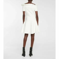 Alexander McQueen Ruffle-trimmed Minidress -Alexander McQueen Sales Store unnamed file 1444