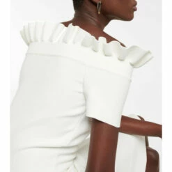 Alexander McQueen Ruffle-trimmed Minidress -Alexander McQueen Sales Store unnamed file 1446