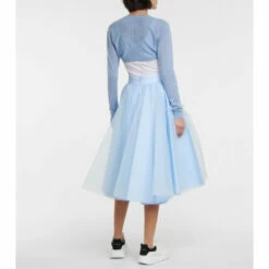 Alexander McQueen Tulle Midi Skirt 4 Alexander McQueen Tulle Midi Skirt -Alexander McQueen Sales Store unnamed file 1452