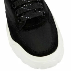 Alexander McQueen Court Suede-trimmed Sneakers -Alexander McQueen Sales Store unnamed file 1458