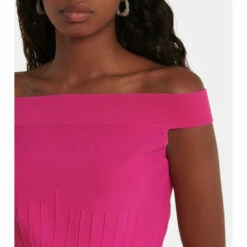 Alexander McQueen Off-shoulder Peplum Top -Alexander McQueen Sales Store unnamed file 1461