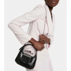 Alexander McQueen Jewelled Leather Tote Bag