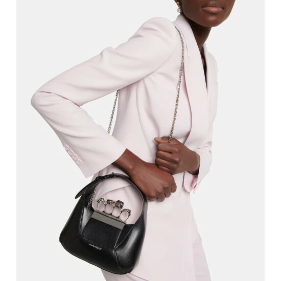 Alexander McQueen Jewelled Leather Tote Bag 1 Alexander McQueen Jewelled Leather Tote Bag