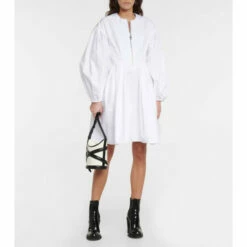Alexander McQueen Cotton Minidress