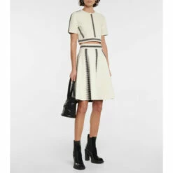 Alexander McQueen Jacquard Crop Top