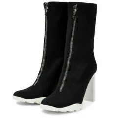 Alexander McQueen Slim Tread Zipped Scuba Sock Boots -Alexander McQueen Sales Store unnamed file 1527